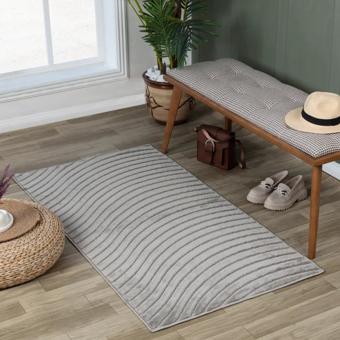 AYUMI In- & Outdoor Scandi Modern Grey Rug