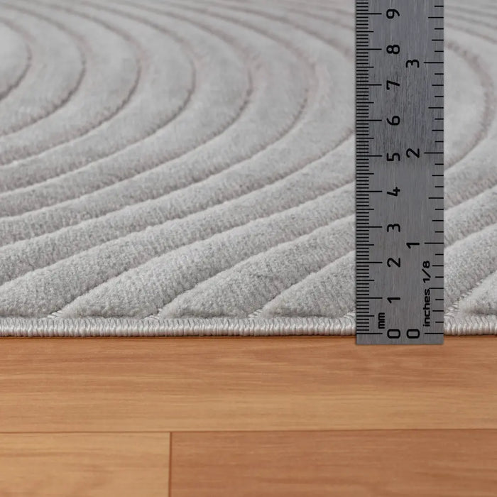 AYUMI In- & Outdoor Scandi Modern Grey Rug