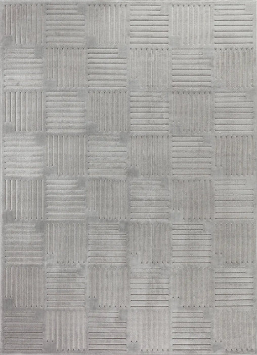 MIDORI In- & Outdoor Scandi Modern Grey Rug