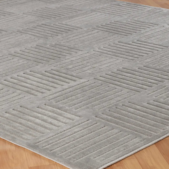 MIDORI In- & Outdoor Scandi Modern Grey Rug