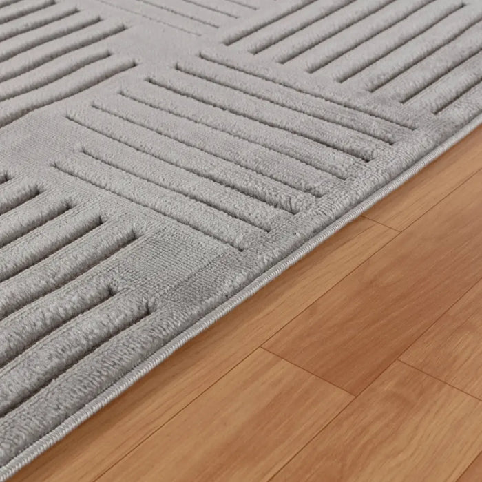 MIDORI In- & Outdoor Scandi Modern Grey Rug