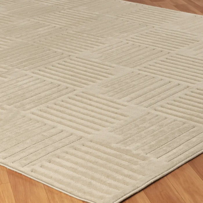MIDORI In- & Outdoor Scandi Modern Beige Rug
