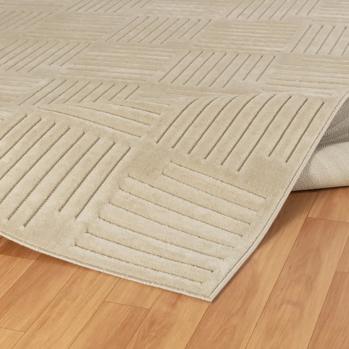 MIDORI In- & Outdoor Scandi Modern Beige Rug