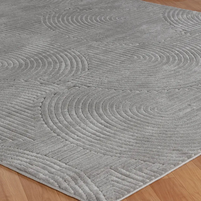 REYKO In- & Outdoor Scandi Modern Grey Rug Grey Rug — RugsDirect Online