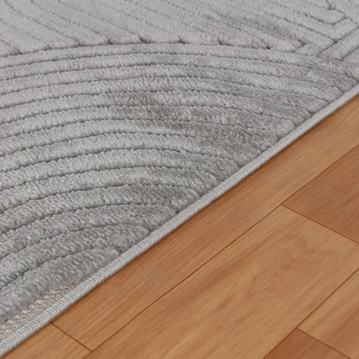 REYKO In- & Outdoor Scandi Modern Grey Rug