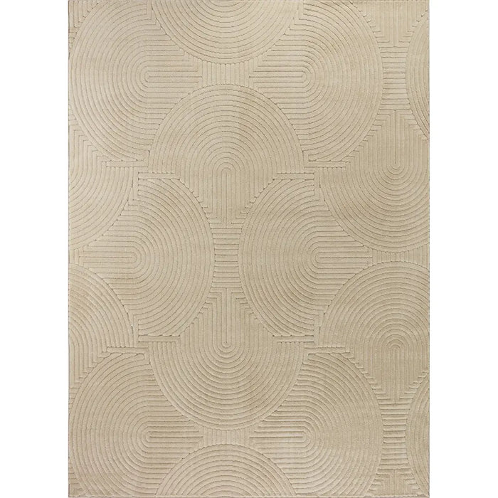 REYKO In- & Outdoor Scandi Modern Beige Rug