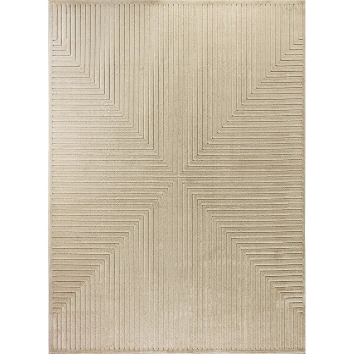 KIYOSHI In- & Outdoor Scandi Modern Beige Rug
