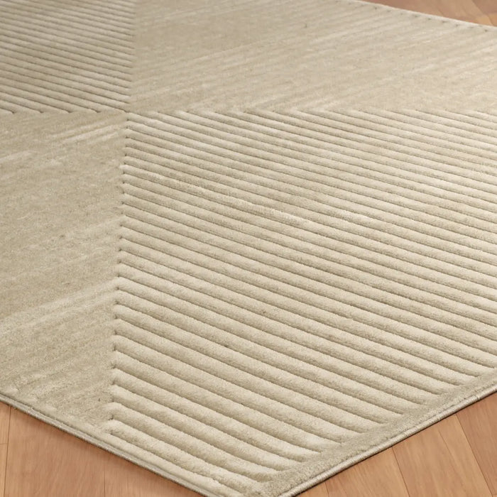 KIYOSHI In- & Outdoor Scandi Modern Beige Rug