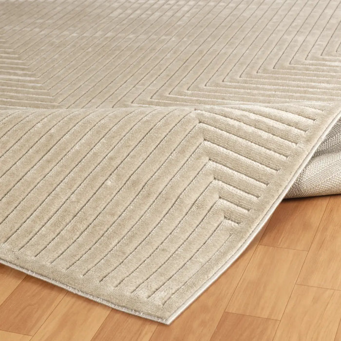 KIYOSHI In- & Outdoor Scandi Modern Beige Rug
