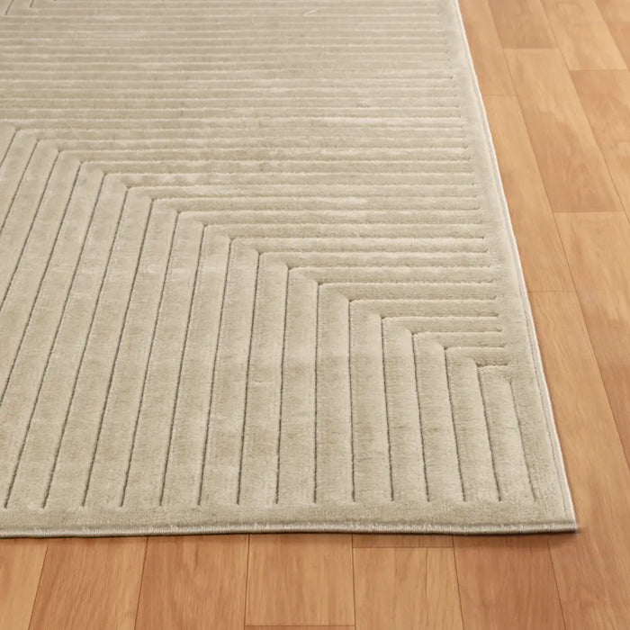 KIYOSHI In- & Outdoor Scandi Modern Beige Rug Beige Rug — RugsDirect Online