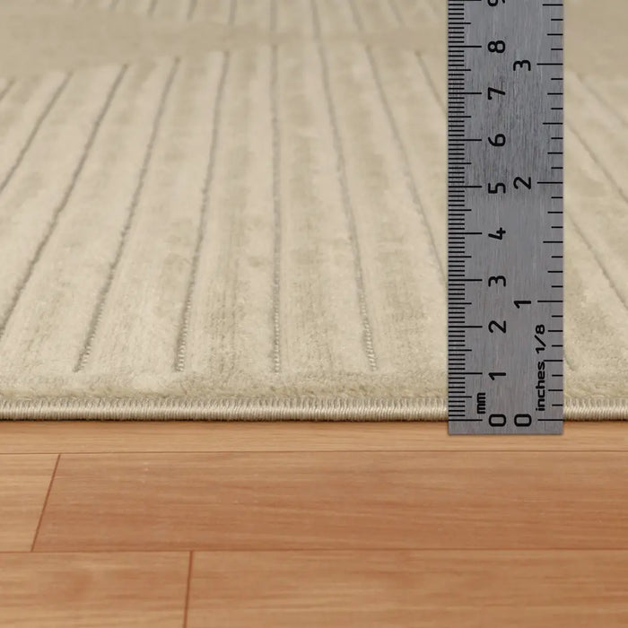 KIYOSHI In- & Outdoor Scandi Modern Beige Rug