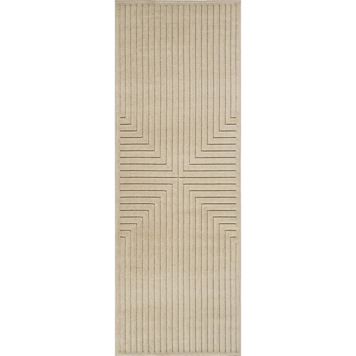 KIYOSHI In- & Outdoor Scandi Modern Beige Rug