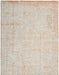 Nourison Delivered in 6 weeks   USA luna lun01 blue mocha Blue, Brown Living Room Striped Rug.