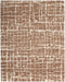 Nourison Delivered in 6 weeks   USA luna lun02 mocha ivory Brown, Ivory Living Room Striped Rug.