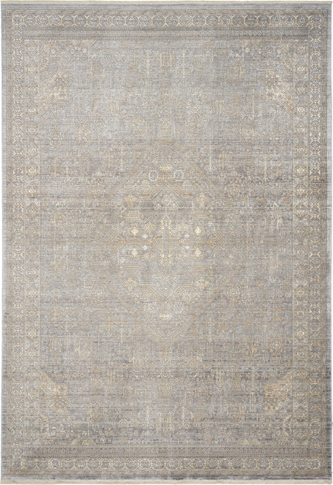 Nourison lustrous weave luw02 grey beige Grey, Beige Living Room  Rug.