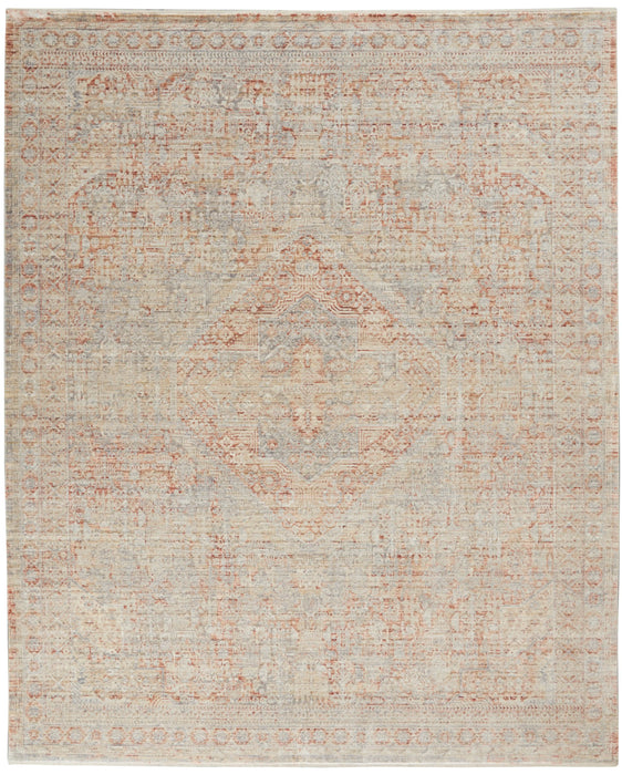 Nourison lustrous weave luw02 grey brick Grey, Multicoloured, Red Living Room  Rug.