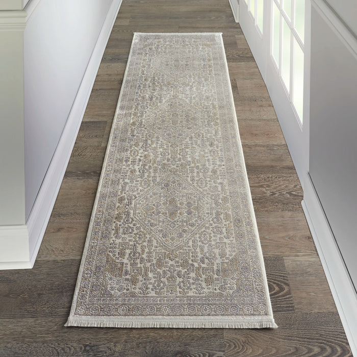 Nourison lustrous weave luw02 ivory beige Beige, Ivory Living Room  Rug.