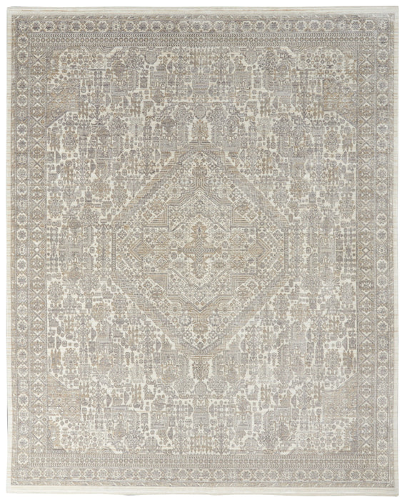 Nourison lustrous weave luw02 ivory beige Beige, Ivory Living Room  Rug.