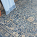 Nourison lustrous weave luw03 blue Blue, Ivory Living Room  Rug.
