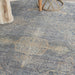 Nourison lustrous weave luw04 blue grey Blue, Grey, Multicoloured Living Room  Rug.