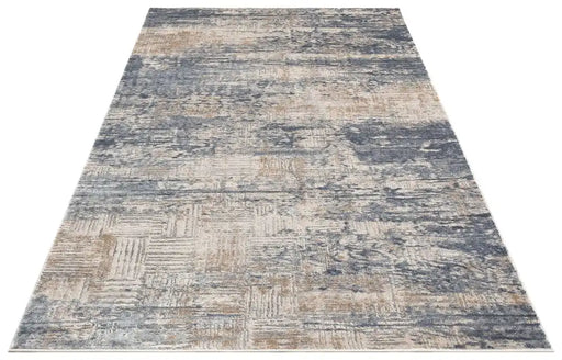 Concept Looms luzon luz805 blue ivory Blue, Ivory Living Room Geometric Rug.