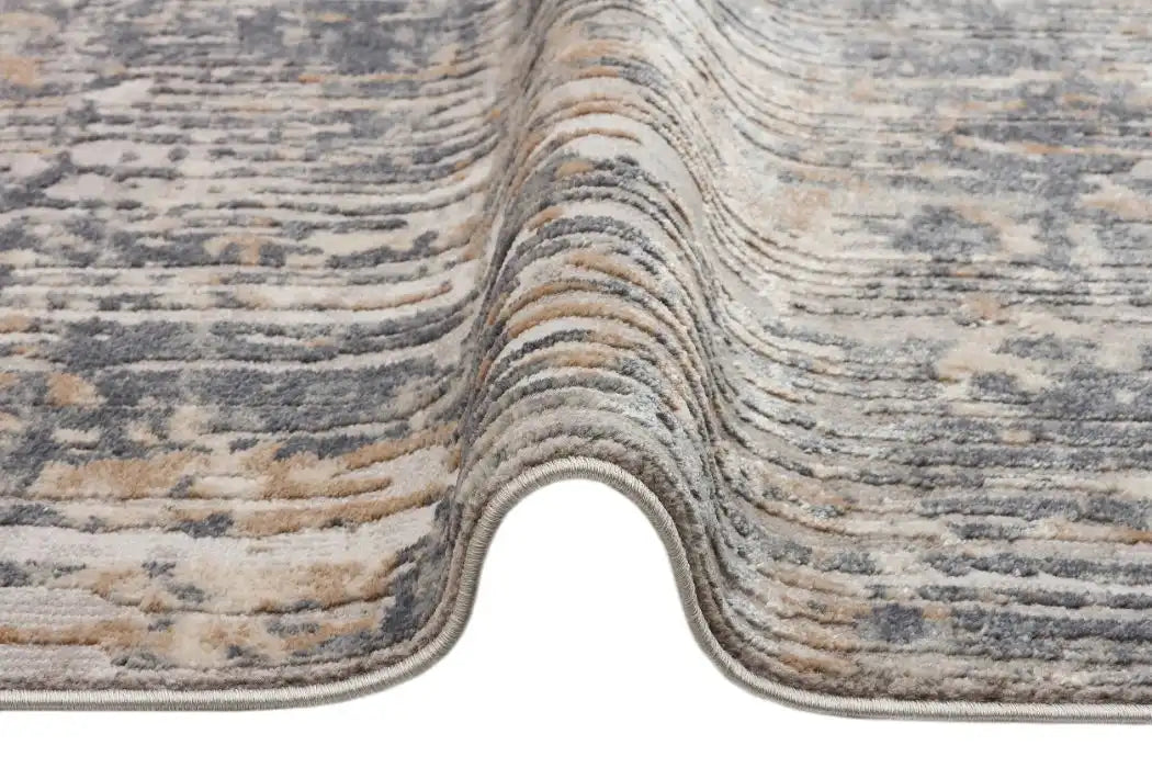 Concept Looms luzon luz806 blue taupe Blue, Brown Living Room Geometric Rug.