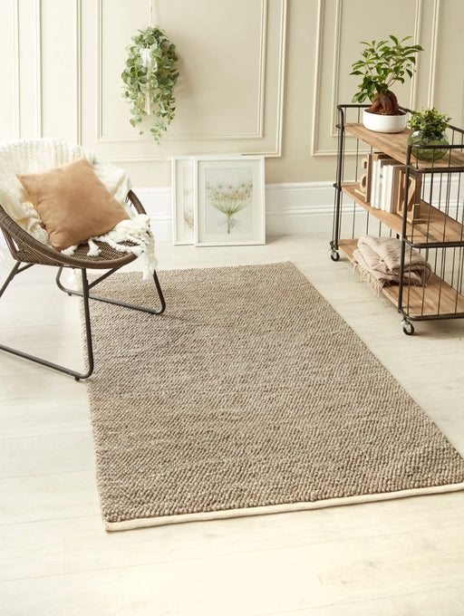 Origins la playa rustic Brown, Beige Living Room  Rug.