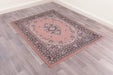 Rug Style traditional poly lancashire blush Pink Living Room Moroccan Rug.
