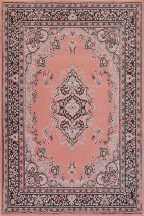 Rug Style traditional poly lancashire blush Pink Living Room Moroccan Rug.