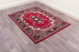 Rug Style traditional poly lancashire red Multicoloured, Red Living Room Moroccan Rug.