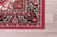Rug Style traditional poly lancashire red Multicoloured, Red Living Room Moroccan Rug.