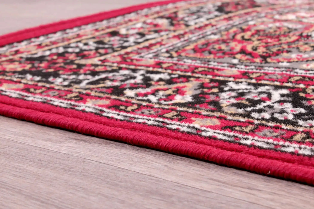 Rug Style traditional poly lancashire red Multicoloured, Red Living Room Moroccan Rug.
