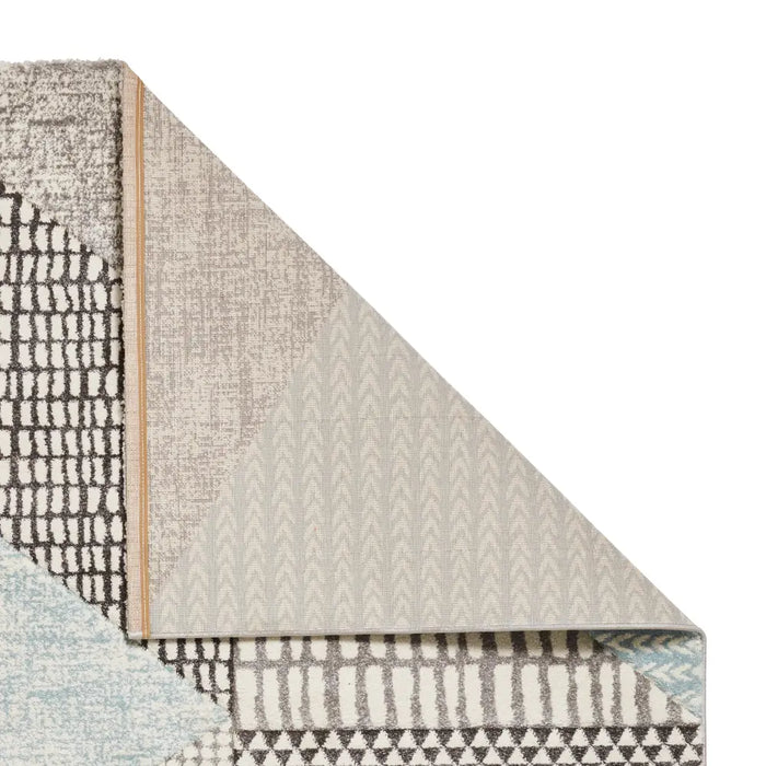 Larsson Geo Blue/Grey - Washable