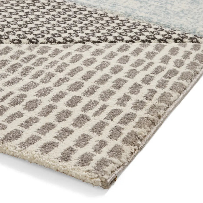 Larsson Geo Blue/Grey - Washable