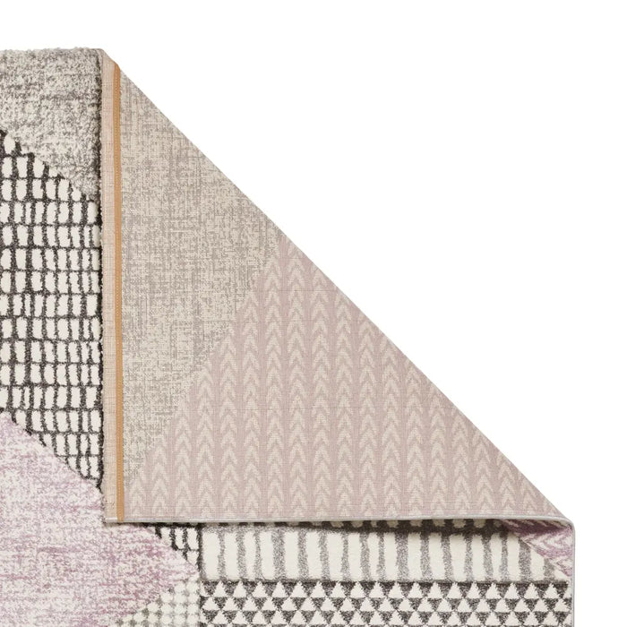 Larsson Geo Lilac/Grey - Washable