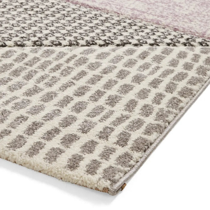 Larsson Geo Lilac/Grey - Washable