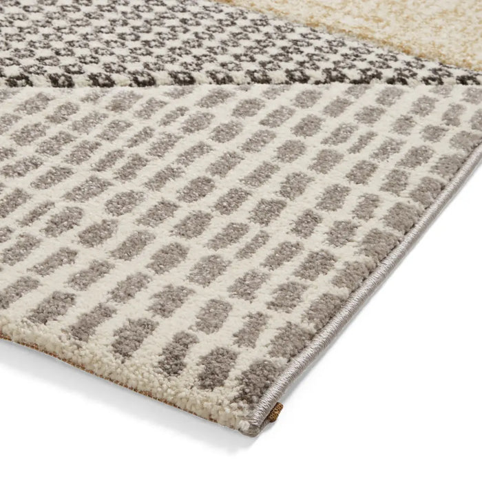 Larsson Geo Ochre/Grey - Washable