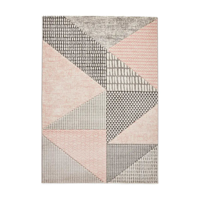 Larsson Geo Rose/Grey - Washable