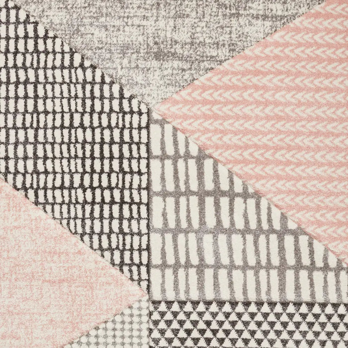 Larsson Geo Rose/Grey - Washable