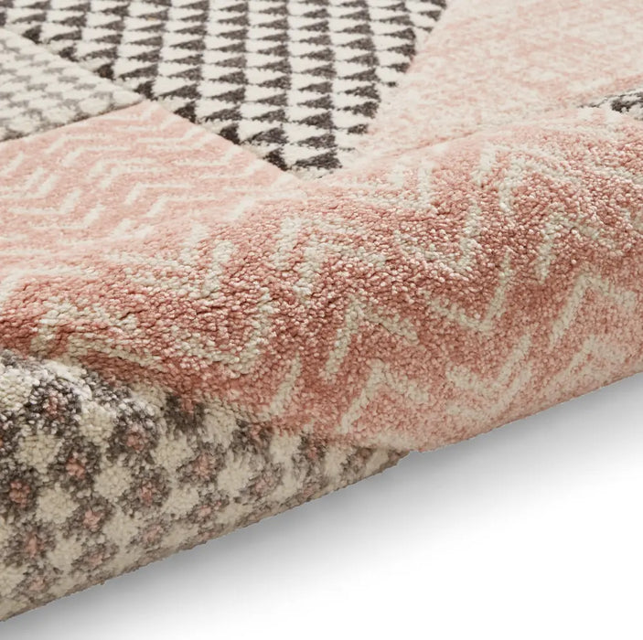 Larsson Geo Rose/Grey - Washable