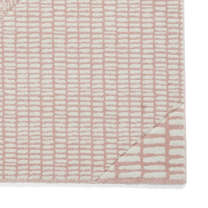 Abstract Rose Rug Catherine Lansfield Larsson Modern Abstract Rug Pink Rug — RugsDirect ...