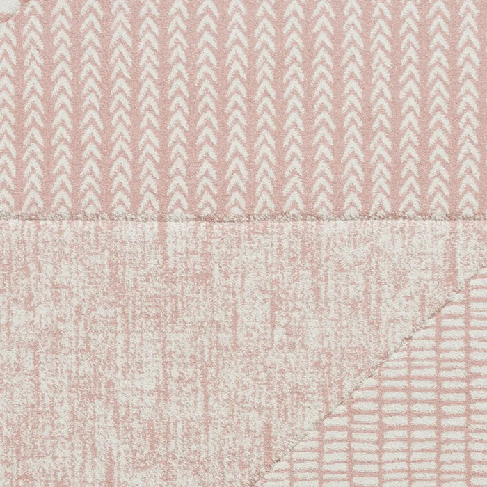 Abstract Rose Rug Catherine Lansfield Larsson Modern Abstract Rug Pink Rug — RugsDirect ...