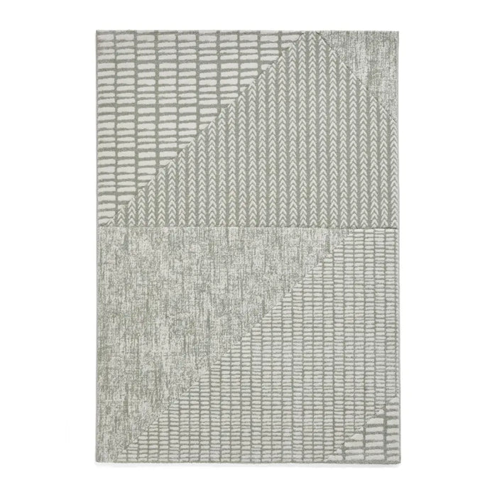Larsson Geo Sage Green/Grey - Washable