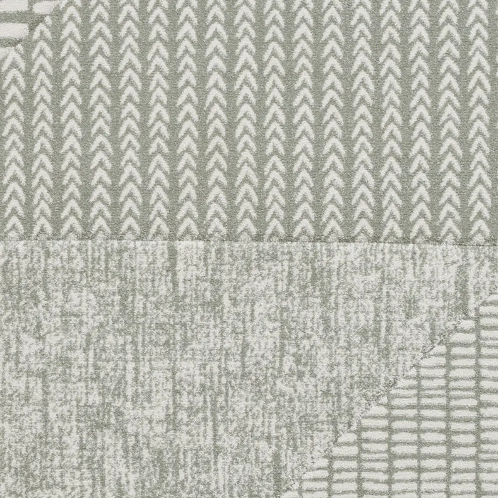 Larsson Geo Sage Green/Grey - Washable