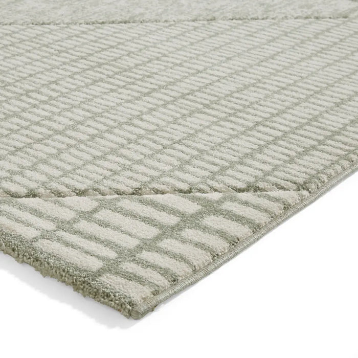 Larsson Geo Sage Green/Grey - Washable