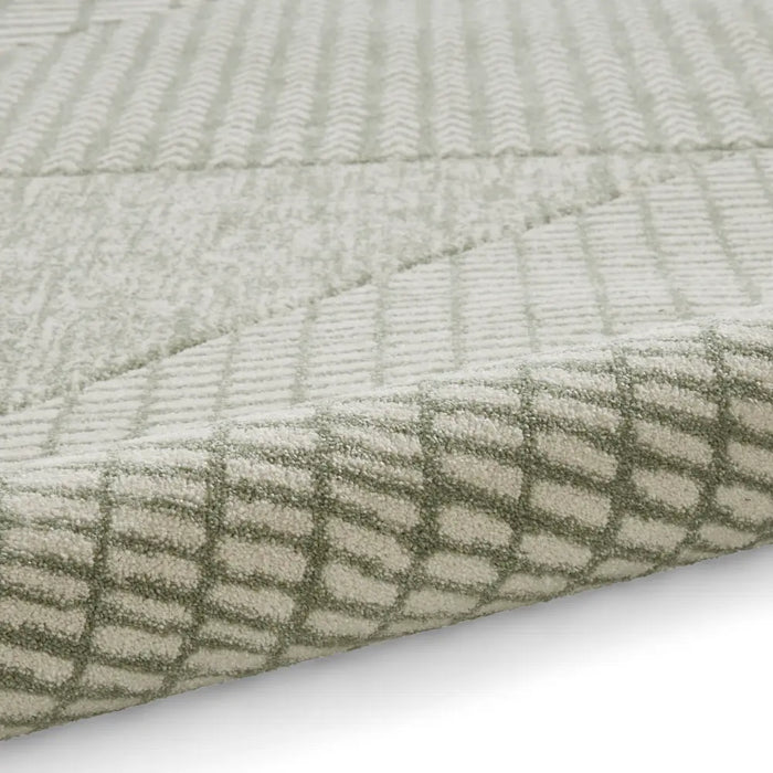 Larsson Geo Sage Green/Grey - Washable