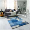 Oriental Weavers lexus blue Blue, Multicoloured Living Room Wool Rug.