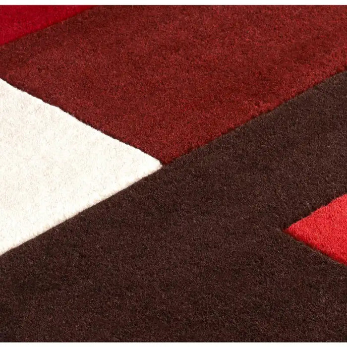 Oriental Weavers lexus red Multicoloured, Red Living Room Wool Rug.