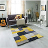 Oriental Weavers lexus yellow Grey, Yellow, Multicoloured Living Room Wool Rug.