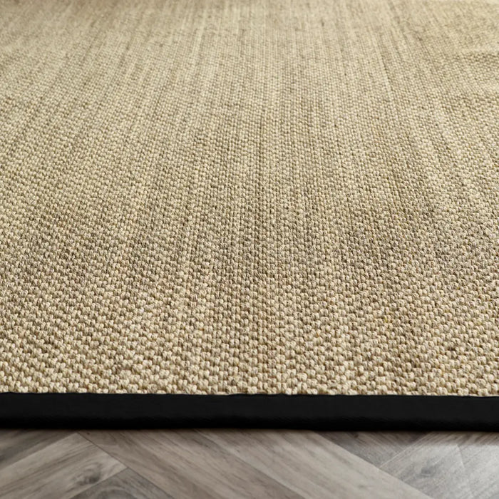 Sisal  Natural/Black Border